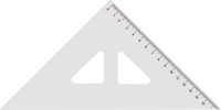 Koh-i-Noor Háromszög vonalzó 45° - 15 cm