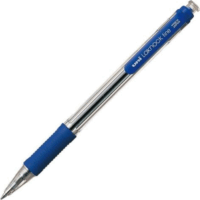 Uni SN-101 Laknock Fine Nyomógombos Golyóstoll - 0.4 mm / kék
