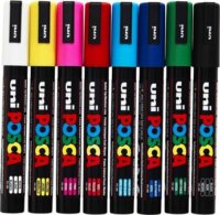 Uni Posca PC-5M Medium 1.8-2.5mm Dekormarker - Rózsaszín