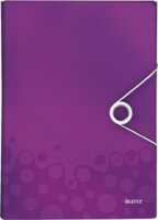 Leitz Wow A4 Harmonika mappa 6 rekeszes - Lila