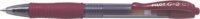 Pilot G-2 nyomógombos zseléstoll - 0.32 / bordó