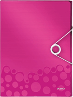 Leitz Wow Jumbo A4 Műanyag Gumis mappa - Rózsaszín