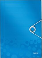 Leitz Wow A4 Gumis mappa - Kék