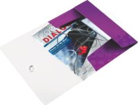 Leitz Wow A4 Gumis mappa - Lila