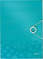 Leitz Wow A4 Gumis mappa - Jégkék