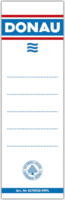 Donau 54 x 153 mm Öntapadó Cserecímke iratrendezőhöz (20 db / csomag)