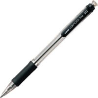 Uni SN-101 Laknock Fine Nyomógombos Golyóstoll - 0.4 mm / Fekete