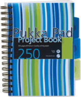 Pukka Pad Stripe project book 250 lapos A5 vonalas spirálfüzet