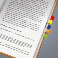 Sigel Clear Mini 12x50 mm Jelölőcímke 7x40 lap - Vegyes szín