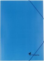 Victoria A4 Karton gumis mappa - Kék