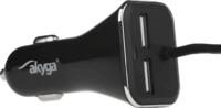 Akyga AK-CH-10 Autós 4xUSB töltő (5V / 9000mA) Fekete