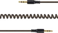 Gembird CCA-405-6 3.5mm Jack (apa - apa) spirálos kábel 1.8mm - Fekete