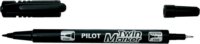 Pilot Twin 0.8/2mm Alkoholos marker - Fekete