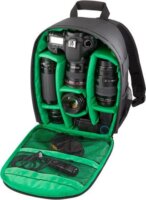 Rivacase 7460 Green Mantis DSLR Fotós Hátizsák - Fekete