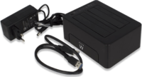 Ewent EW7014 Dual HDD Dokkoló és klónozó állomás (USB 3.1 Gen 1 - SATA)