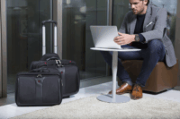 Wenger Patriot 17" Notebook gurulós táska - Fekete-szürke