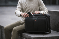 Wenger Patriot 17" Notebook gurulós táska - Fekete-szürke