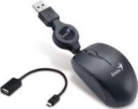Genius Micro Traveler V2 Egér - Fekete (31010125105)