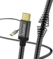 Hama 173625 Elite-Metal Prémium USB - micro USB Sync and Charge kábel 1.5m