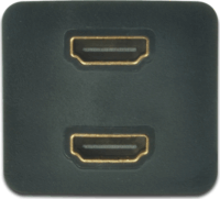 Assmann HDMI apa - 2x HDMI anya elosztó Splitter - Fekete