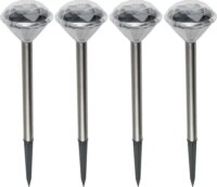 Somogyi MX 802/4 Napelemes Kerti Lámpa 4 db - Fém