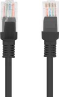 Lanberg UTP CAT5e Patch kábel 0.25m Fekete