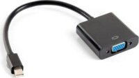 Lanberg mini Displayport - VGA (Apa-Anya) Adapterkábel Fekete