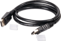 Club3D CAC-2067 DisplayPort (apa - apa) kábel 1m - Fekete
