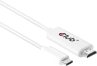 Club3D CAC-1514 USB C 3.1 - HDMI (apa - apa) kábel 1.8m - Fehér