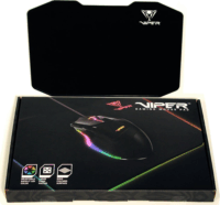Patriot Viper Gaming LED Egérpad - Fekete