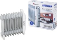 Mesko MS 7805 Olajradiátor 6 tagos 1000W - Fehér