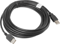 Lanberg CA-USBE-10CC-0050-BK USB-A 2.0 (apa - anya) kábel 5m - Fekete