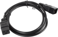 Lanberg C19-> C20 hosszabbító kábel 1.8m - Fekete