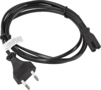 Lanberg EURO CEE 7/16->C7 Tápkábel 1.8m