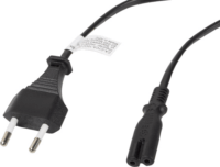 Lanberg EURO CEE 7/16->C7 Tápkábel 1.8m