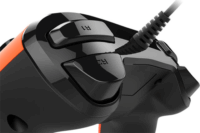 Nacon Wired Compact Playstation 4 Vezetékes Controller - Narancssárga (NA360745)