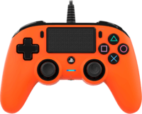 Nacon Wired Compact Playstation 4 Vezetékes Controller - Narancssárga (NA360745)