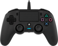 Nacon Wired Compact Playstation 4 Vezetékes Controller - Fekete (NA360653)