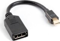 Lanberg mini Displayport - HDMI Adapter 0.12m Fekete