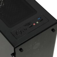 iBOX Passion V4 Gaming Window Számítógépház - Fekete