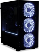 iBOX Passion V4 Gaming Window Számítógépház - Fekete