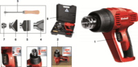 Einhell TH-HA 2000/1 Hőlégfúvó 2000W