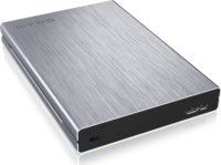 RaidSonic IcyBox IB-241WP 2.5" USB 3.0 Külső HDD ház írásvédelmi kapcsolóval - Ezüst