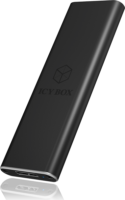 RaidSonic IcyBox IB-183M2 M.2 USB 3.0 Külső SSD ház - Fekete