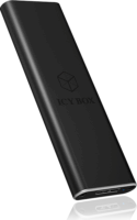 RaidSonic IcyBox IB-183M2 M.2 USB 3.0 Külső SSD ház - Fekete