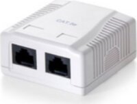 Gembird NCAC-2U5E-01 2 db RJ45 (Cat5e) csatlakozós fali konnektor