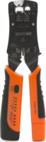 Handy racsnis krimpelő fogó kábeltesztelővel (RJ11 / RJ12 / RJ45)