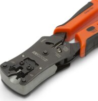 Handy racsnis krimpelő fogó kábeltesztelővel (RJ11 / RJ12 / RJ45)