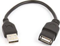 Gembird USB 2.0 A apa - A anya hosszabbító kábel 0.15m - Fekete