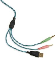 iBOX X8 Gaming Headset Fekete/Kék